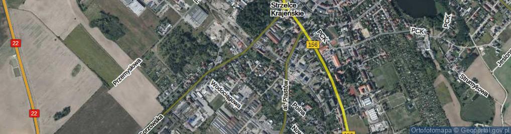 Zdjęcie satelitarne Łąkowa ul.